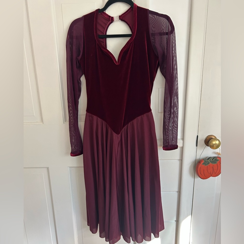 Stunning Velvet Dance Recital Dress